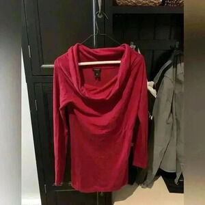 Ann Taylor NWT Red Cowel Neck Sweater